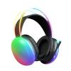 ANGESHA Gaming Headphone Over Ear Headphone with Microphone LED Light Adjustable Headband Deeper Bass Surround Sound view 1