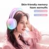 ANGESHA Gaming Headphone Over Ear Headphone with Microphone LED Light Adjustable Headband Deeper Bass Surround Sound view 2