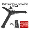 ANGESHA Foldable Aluminum Tripod Leg with Quick Folding Mechanism and 360 Degree Rotation for Camera Professional Use view 3