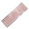 130 Keys PBT Pudding Keycaps, Double Layer Translucent Keyboard Keycaps, OEM Height Custom Keycaps with Two Color Injection, DIY Keycap Set for Mechanical Keyboards, Includes Key P (Roseate) view 3