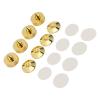 4Set Zinc Alloy Speaker Spikes, Shock Absorbing Speaker Isolation Feet, Anti - Slip Floor Protectors for Amplifier Speaker, Sturdy Vibration Damping Spikes with Pure Copper Tips fo view 2