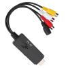 ChiweiJ HDMI to AV Converter Adapter Cable, 1080P HD Video Converter, HDMI to Converter for TV VCR DVD, with 3 Composite Video Output for PS3 360 Blu - Ray Player view 2