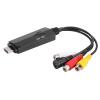 ChiweiJ HDMI to AV Converter Adapter Cable, 1080P HD Video Converter, HDMI to Converter for TV VCR DVD, with 3 Composite Video Output for PS3 360 Blu - Ray Player view 3