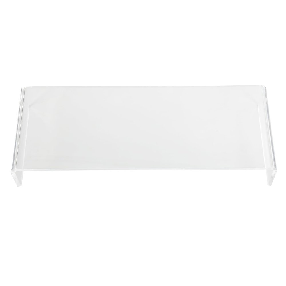 Acrylic Monitor Riser Stand, Computer Monitor Stand with 3.5 Inch Height, Space Saving Acrylic Laptop Desk Stand for Office Study Bedroom, Ergonomic Design to Improve Posture Reduc (Transparent)