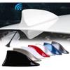 Car Shark Fin Aerial Antenna Cover for Nissan Qashqai Micra Juke XTrail Navara Note Tiida Pathfinder, Roof Style Shark Fin Antenna, Car Signal Fin Aerials Cover with Aerial Adhesive Base,B-Black view 2