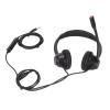 Dam Skerisi Call Center Headset H390D - 3.5 - MV, Noise Cancelling Business Headset with HD Microphone, 3.5mm On Ear Headphones for Telemarketing Customer Service, Lightweight ABS Material for view 1