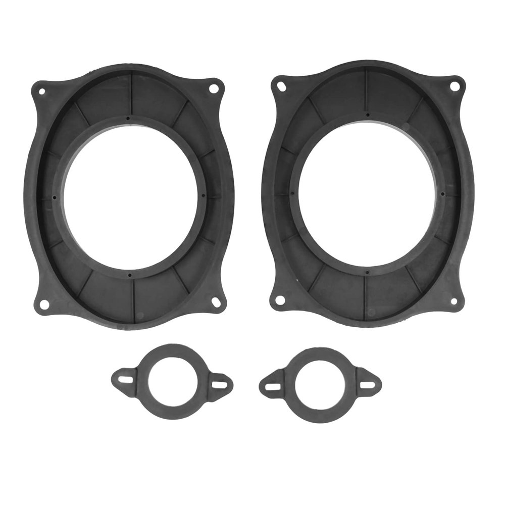 4PCS Car Audio Stereo Speaker Adapter Mounting Bracket Rings, Replacement for Reiz Levin 12-16, ABS Speaker Spacer Rings with Gasket, for V