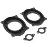 4PCS Car Audio Stereo Speaker Adapter Mounting Bracket Rings, Replacement for Reiz Levin 12-16, ABS Speaker Spacer Rings with Gasket, for V view 4