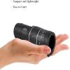 40 x 60 HD Black Monocular Telescope Pocket Compact Monocular Telescope Waterproof for Birdwatching, Camping view 4