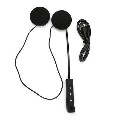 JKOKPMG Anti Interference Bluetooth Helmet Headphone USB Fast Charging Motorcycle Riding Hands Free Headset Lightweight Compact Design for Motorcycle Riders ABS Material Black