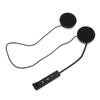 JKOKPMG Anti Interference Bluetooth Helmet Headphone USB Fast Charging Motorcycle Riding Hands Free Headset Lightweight Compact Design for Motorcycle Riders ABS Material Black view 2
