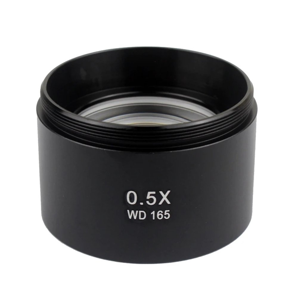 EHVYBDX 0.3X 0.5X 0.7X 0.75X 1X 1.5X 2.0X Auxiliary Objective Lens for Zoom Stereo Microscope - 48mm Thread for Trinocular Microscopes