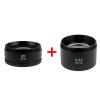 EHVYBDX 0.3X 0.5X 0.7X 0.75X 1X 1.5X 2.0X Auxiliary Objective Lens for Zoom Stereo Microscope - 48mm Thread for Trinocular Microscopes view 2