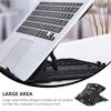 NOLITOY Adjustable Folding Laptop Stand Cooling Rack Portable Desktop Computer Holder with Phone Stand for Office and Travel Use Random Color Random Color view 4