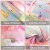 LDWLYW 8x6ft Princess Happy Birthday Backdrop Banner Pink Princess Castle Birthday Party Decorations Supplies for Girls Butterfly Flower Castle Theme Photography Background Wall Decor view 4