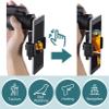 12X50 Monocular Telescope, BAK4 Prism & FMC HD Monocular Scope with Smartphone Holder and Tripod, IPX7 Waterproof for Bird Watching, Camping, Concert view 4