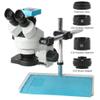 EHVYBDX Microscope Accessories Kit 48MP 2K USB HDMI Digital Video Camera 3.5X-90X Simul-Focus Parfocal Trinocular Stereo Microscope for Soldering Repair Tool Type C Microscope Slides view 2