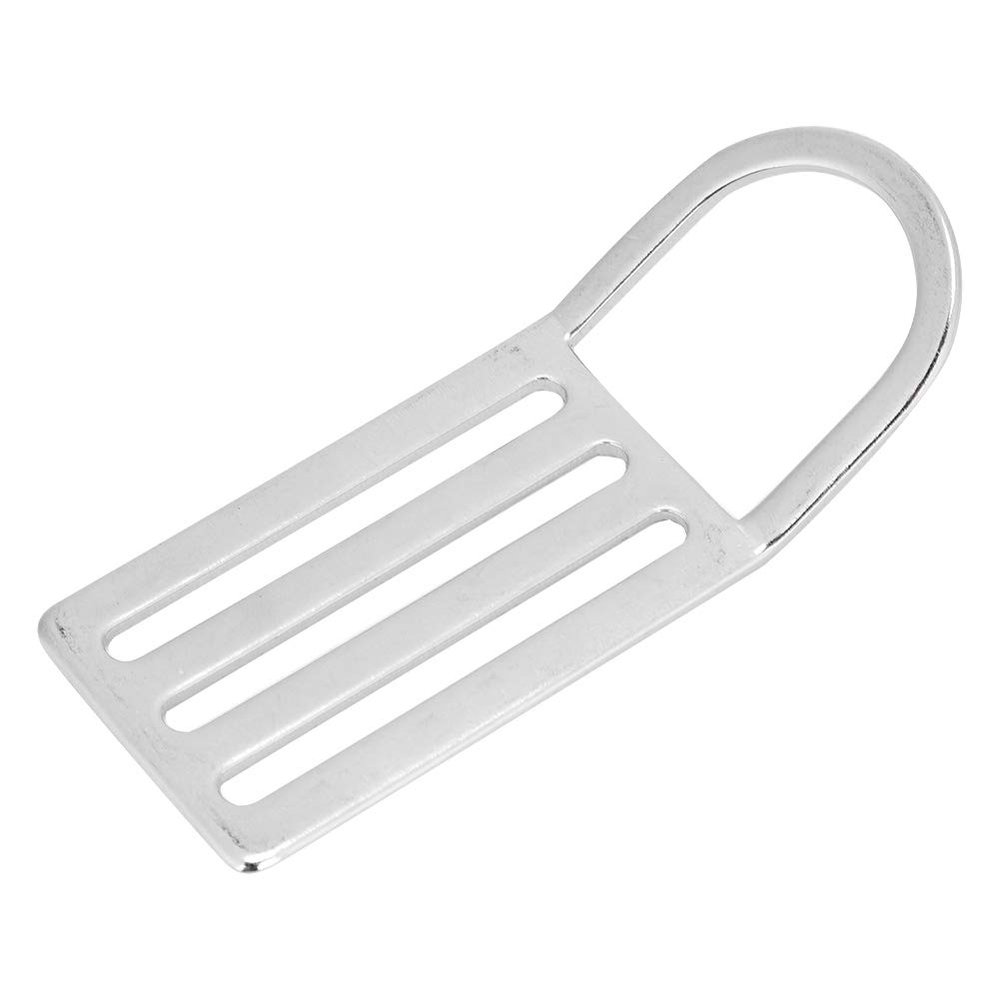 Kadimendium Durable Stainless Steel Diving Weight Belt Keeper Slider for Hanging Lights, Camera Propelle, Underwater Scuba Diving, Silver