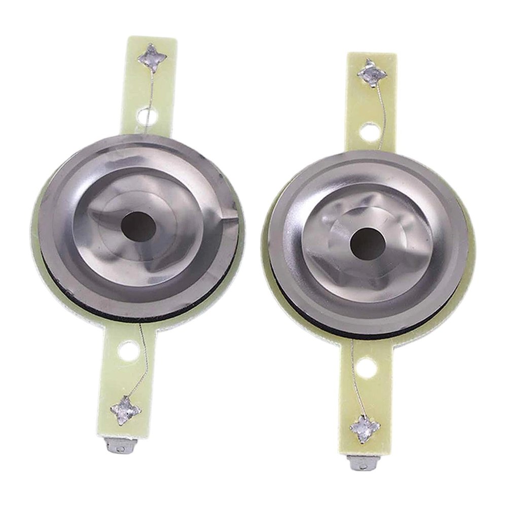 Menolana 2 Pieces Tweeter Diaphragm Speaker Diaphragm DIY Film Round Repair Parts Lightweight Tweeter Voice Coil Speaker Film