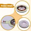 Menolana 2 Pieces Tweeter Diaphragm Speaker Diaphragm DIY Film Round Repair Parts Lightweight Tweeter Voice Coil Speaker Film view 4