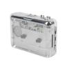 RASTKY Cassette to MP3 Player Vintage Sound Experience Portable Tape Capture for Music Enthusiasts Material: ABS, Transparent, 4.4 * 3.1 * 1.2 Inch view 2
