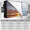 Blue Stripe Outdoor TV Cover 60 to 65 inches Weatherproof Gradient Outdoor TV Enclosure with Zipper Screen Protectors for Outside Flat Screen Televisions view 2