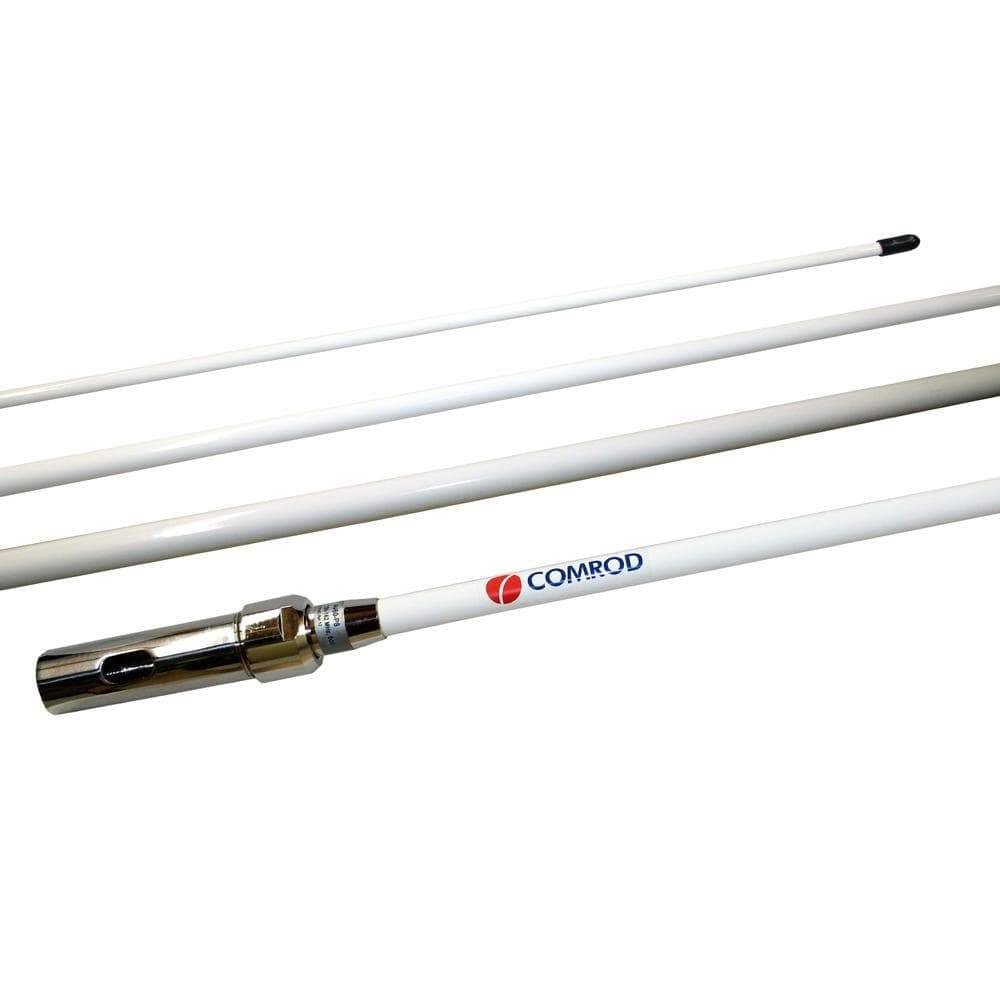Comrod 21000 8 ft. AV60BI Marine VHF Antenna - White