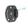 BGNing 1/4Screw Hole Aluminum Quick Release Tripod Mount Buckle Base Sports Camera Interface Adapter for Hero 13 8 7 6 5 Excellent(Base with Adapter) view 3