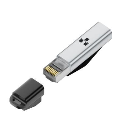 Rj45 Ethernet to Type-C Adapter, Stable Network Connection, 1.3x1.9x5.6cm, Ethernet - USB, Network Interface Adapter (USB), Easy Use, for Family Laptop Computer Desktop TV