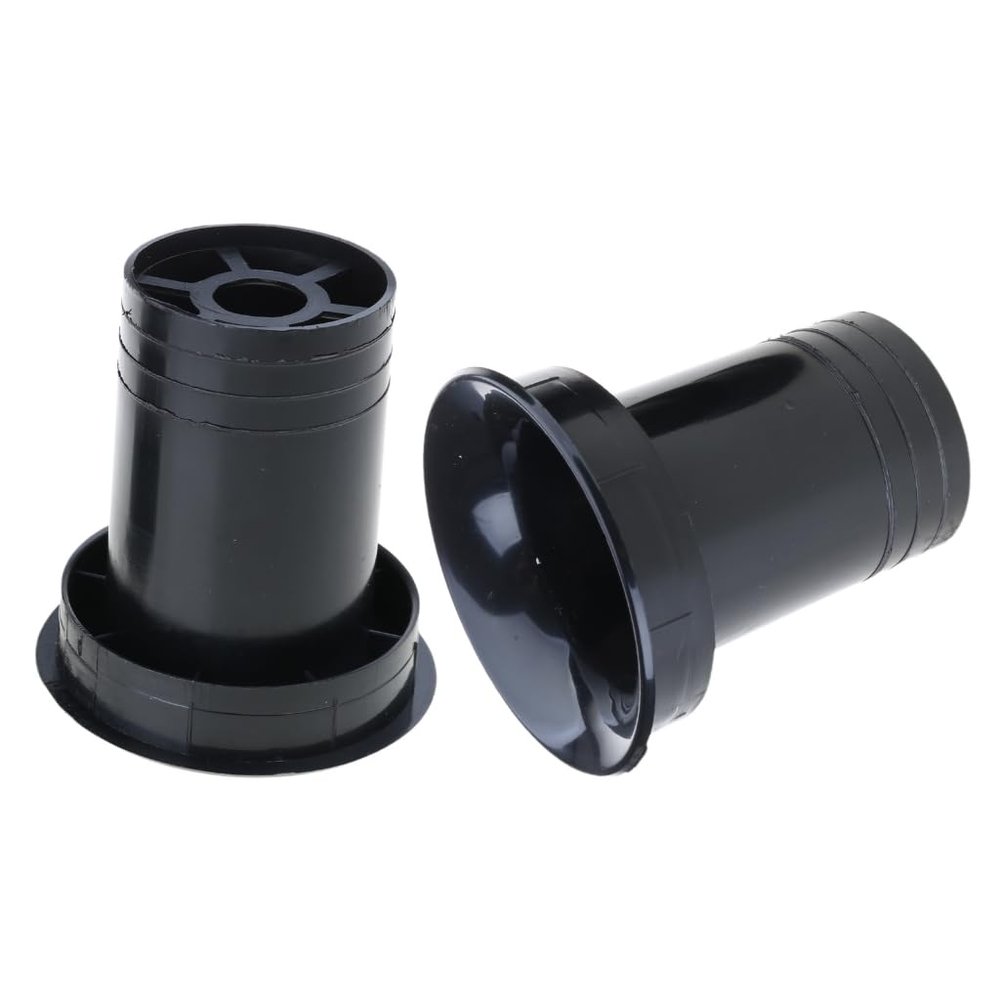 2PCS Speaker Port Tube Bass Vent Ventilation Connectors Quality Plastic Bass Tube for DIY Speaker Project Upgrades