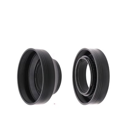 49 52 55 58 62 67 72 77 82 mm Foldable Rubber Camera Lens Hood Anti Glass Reflection Collapsible Black Soft Screw-on Generic(82mm)