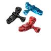 CNC Aluminum Three-Way Pivot Arm Mount Adapter for Hero 13 9 8 7 6 4 5 for Sony Action Camera Excellent(Red Long Adapter) view 2