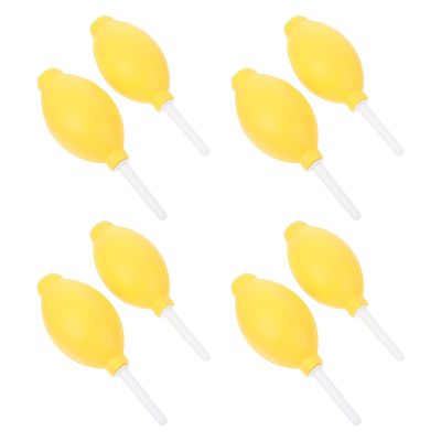 BESPORTBLE 8pcs Camera Lens Air Blower Dust Cleaner Kit for Photographers, Yellow Compressed Air Cleaning Tool for Fine Dust Removal and Lens Maintenance Random Color Random Color