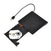 External D V D Drive  USB 3.0 Optical Reader, Type C Disc Burner, Ultra Slim Portable Device | Built in USB Hub, TF Card Slot for Laptop M A C PC Window Linux Use view 1