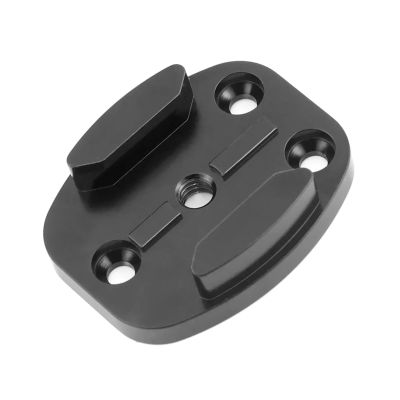 BGNing 1/4Screw Hole Aluminum Quick Release Tripod Mount Buckle Base Sports Camera Interface Adapter for Hero 13 8 7 6 5 Excellent(Black Base Mount)