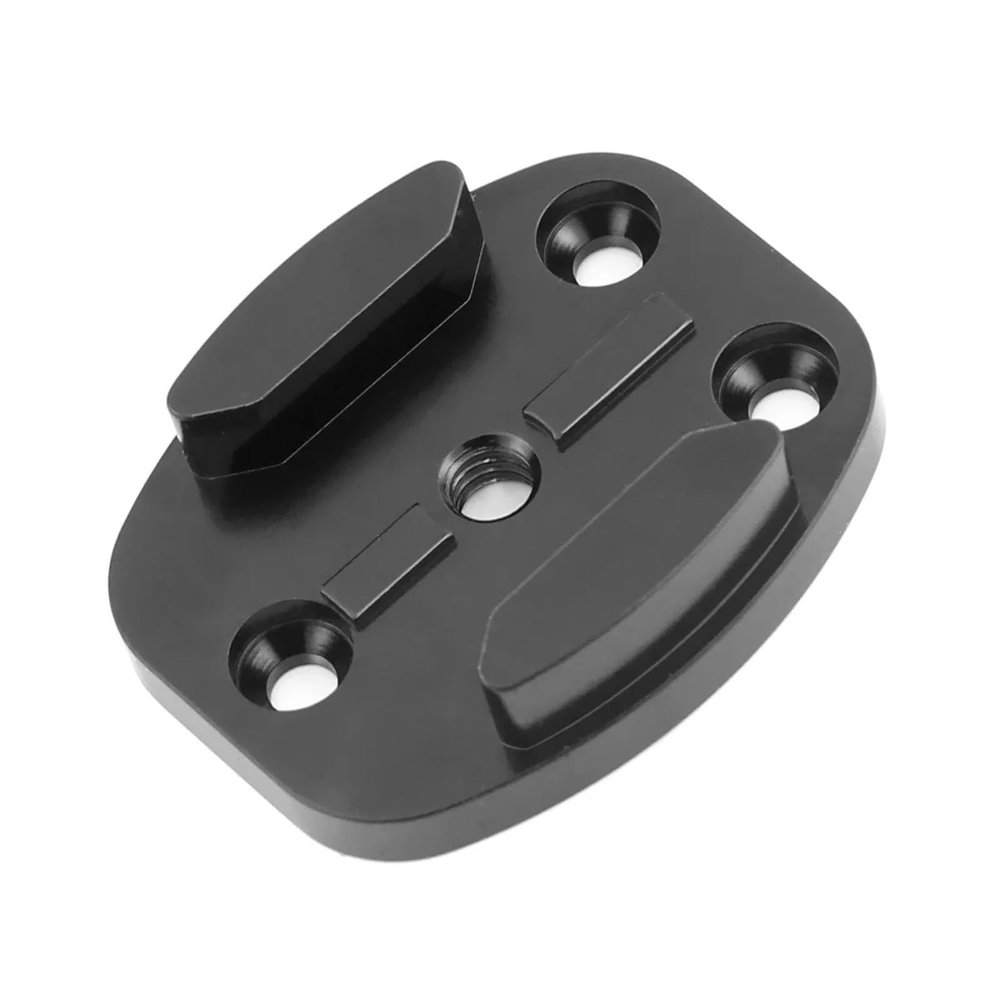 BGNing 1/4Screw Hole Aluminum Quick Release Tripod Mount Buckle Base Sports Camera Interface Adapter for Hero 13 8 7 6 5 Excellent(Black Base Mount)