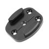 BGNing 1/4Screw Hole Aluminum Quick Release Tripod Mount Buckle Base Sports Camera Interface Adapter for Hero 13 8 7 6 5 Excellent(Black Base Mount) view 1
