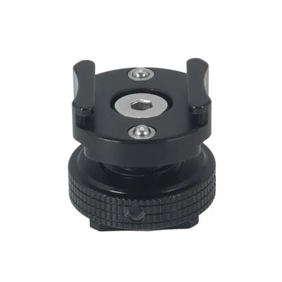 2X Cold Shoe Mount Adapter for Hollyland Rode Lavalier Receiver Stand Anti Drop Mic Excellent(with BGNing Logo)