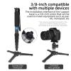 High Stability Anti Slip Monopod Base with 3/8 Screw Compatibility for Heavy Duty Photography Extension Leg view 4