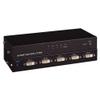 4-Port DVI Splitter, 1-in-4-out, 1x4 Video Splitter Amplifier 165MHz view 1