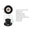 1Pcs 3 Inch Audio Portable Speakers 4 Ohm 8 Ohm 15W Full Range HiFi(Round,4 Ohm 15W) view 3