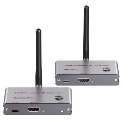 Wireless HDMI Transmitter & Receiver,Wireless HDMI Extender Kit for Streaming Video and Audio to Monitor from Laptop/PC/TV