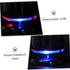 VALICLUD Mini Multimedia Speaker with USB Light, External Aux in Loudspeaker for Laptop and Phone, Portable Plug-in Speaker with Bass, Black and Blue, Dc 5v Compatible view 3