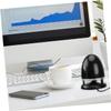 VALICLUD Mini Multimedia Speaker with USB Light, External Aux in Loudspeaker for Laptop and Phone, Portable Plug-in Speaker with Bass, Black and Blue, Dc 5v Compatible view 4