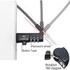 USB Port Lock for Laptop 3 Dial Combination Security Cable Lock, Black Laptop Security Lock, USB Cable Lock, Computer Locking Cable view 2