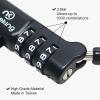 USB Port Lock for Laptop 3 Dial Combination Security Cable Lock, Black Laptop Security Lock, USB Cable Lock, Computer Locking Cable view 4