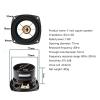 1Pcs 3 Inch Audio Portable Speakers 4 Ohm 8 Ohm 15W Full Range HiFi(Square,8 Ohm 15W) view 2
