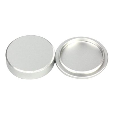 2Pcs Metal Rear Lens Cap Silver Black Protective for M39 39mm Thread Screw Mount Camera Lenses Accessories Lens Mount Replacement