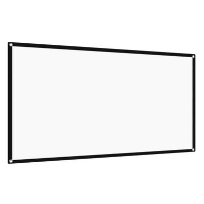 BESPORTBLE 9 Foldable Anti-Crease Outdoor Indoor Projector Curtain for Home Theater and Travel Use