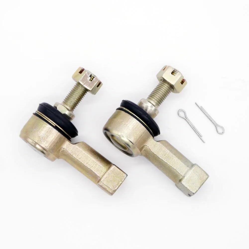 1 Pair M10-M12 Tie Rod Ends Kit Ball Joints Fit for Quad ATV Adly Her Chee Rs 50 LC Quad TRX 250R 300X 400EX 450ER Brute